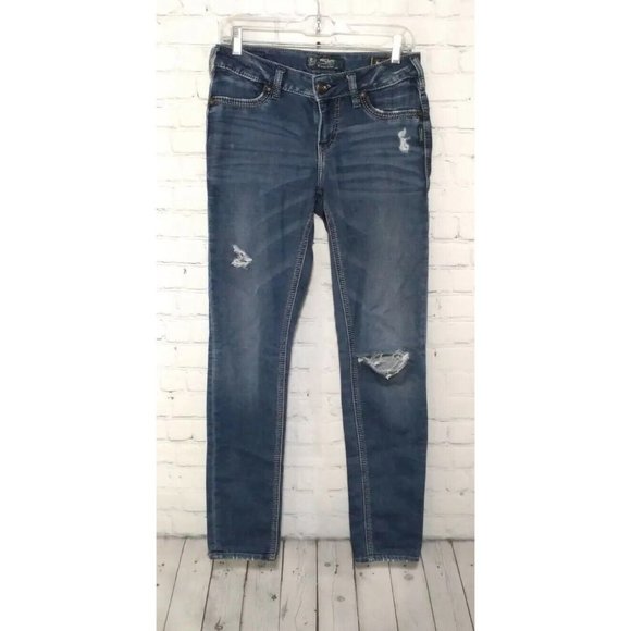 Silver Jeans Denim - Silver Jeans Suki Mid Super Skinny Joga Women's Size 29X31 Jeans